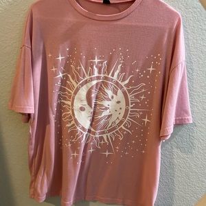 Pink Graphic Tee Shirt